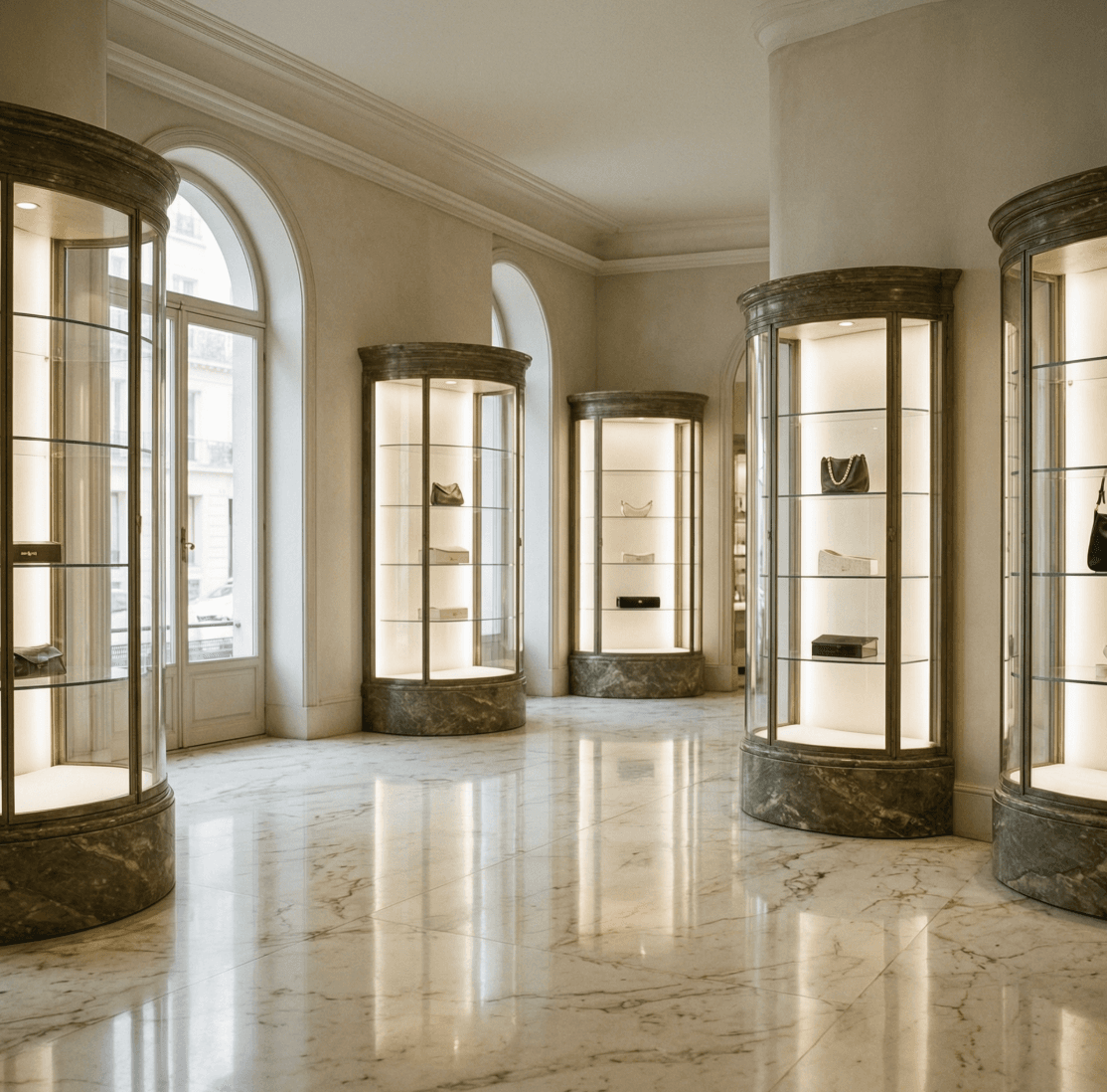 Luxury boutique interior